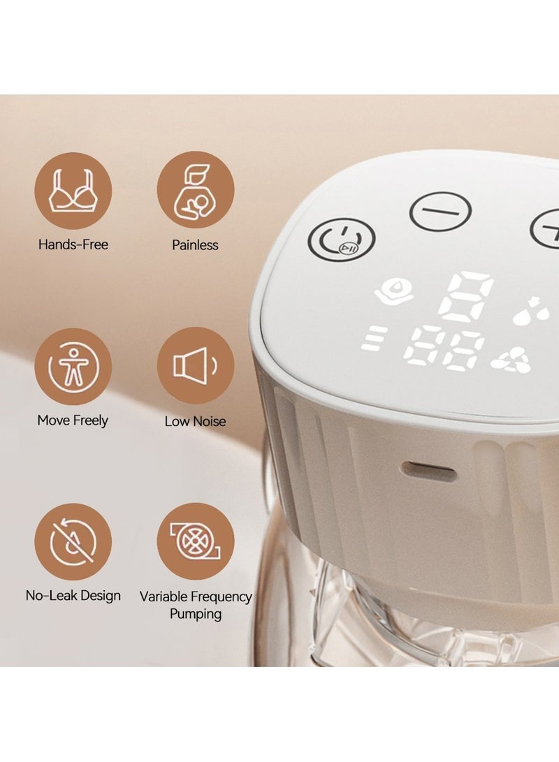 Electric Breast Pump, LED Display, Hands-Free Portable Milk Extractor, Wearable 3 Modes, Silent Automatic Milker 25.5mm - Image 5